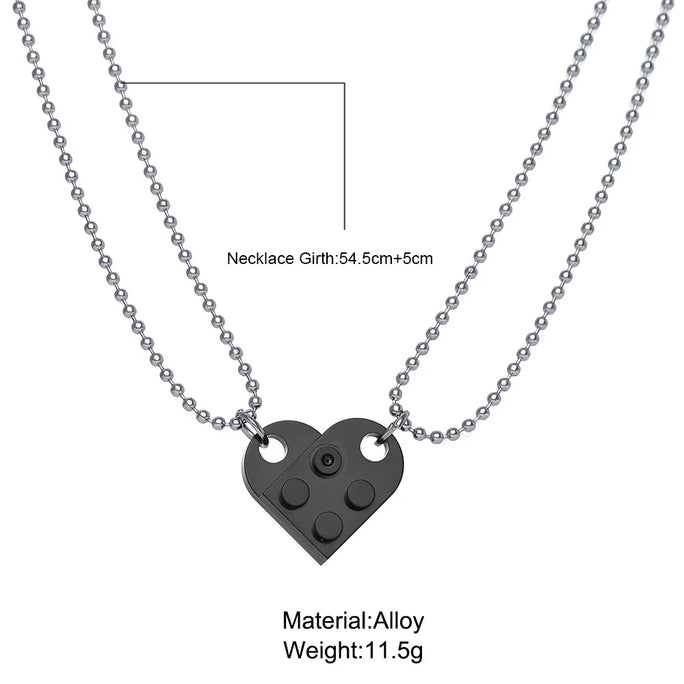 Heart Necklace -LEGO / BBF / Valentine's Day