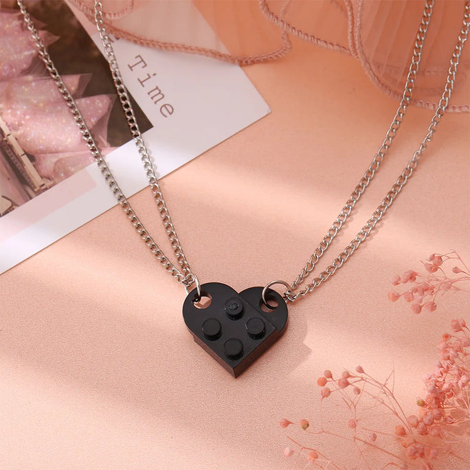 Heart Necklace -LEGO / BBF / Valentine's Day