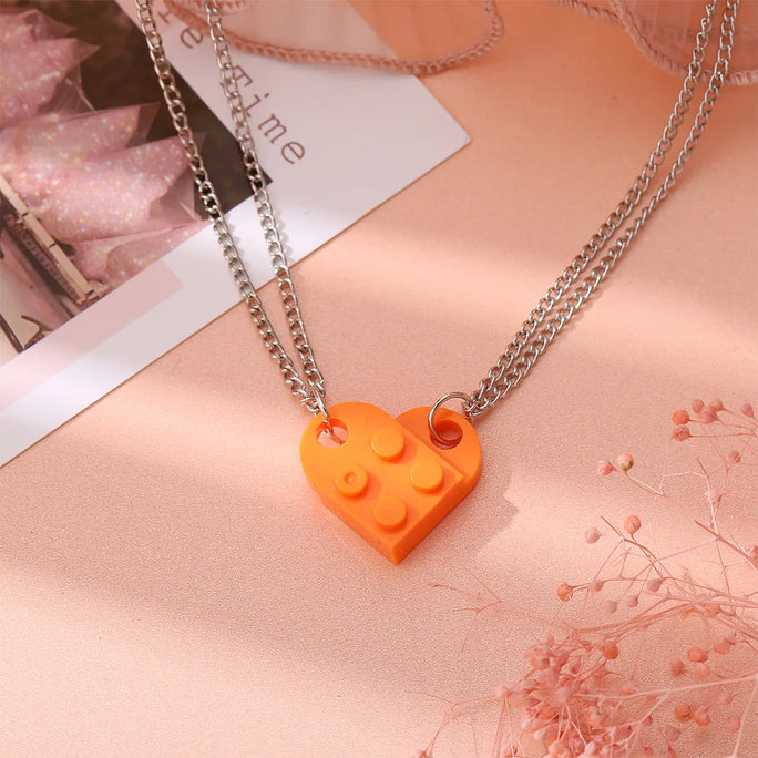 Heart Necklace -LEGO / BBF / Valentine's Day