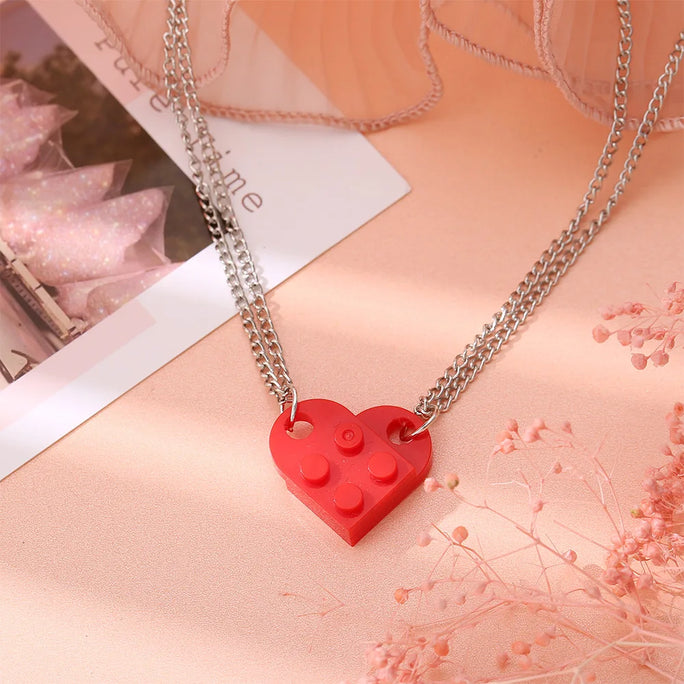 Heart Necklace -LEGO / BBF / Valentine's Day