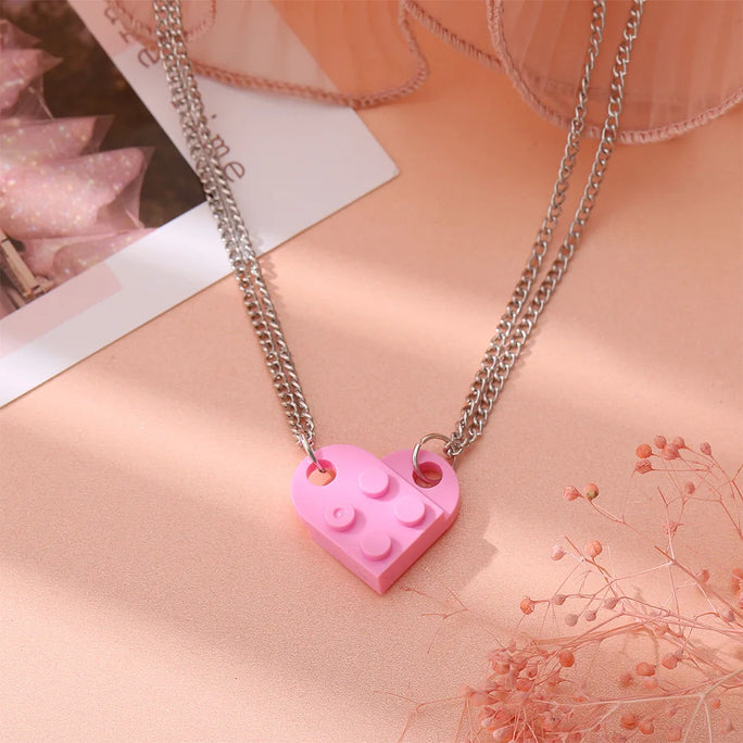 Heart Necklace -LEGO / BBF / Valentine's Day