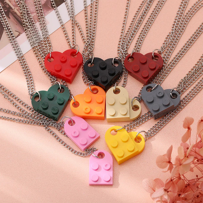 Heart Necklace -LEGO / BBF / Valentine's Day