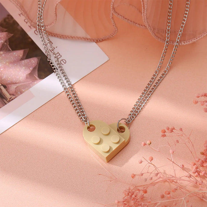 Heart Necklace -LEGO / BBF / Valentine's Day