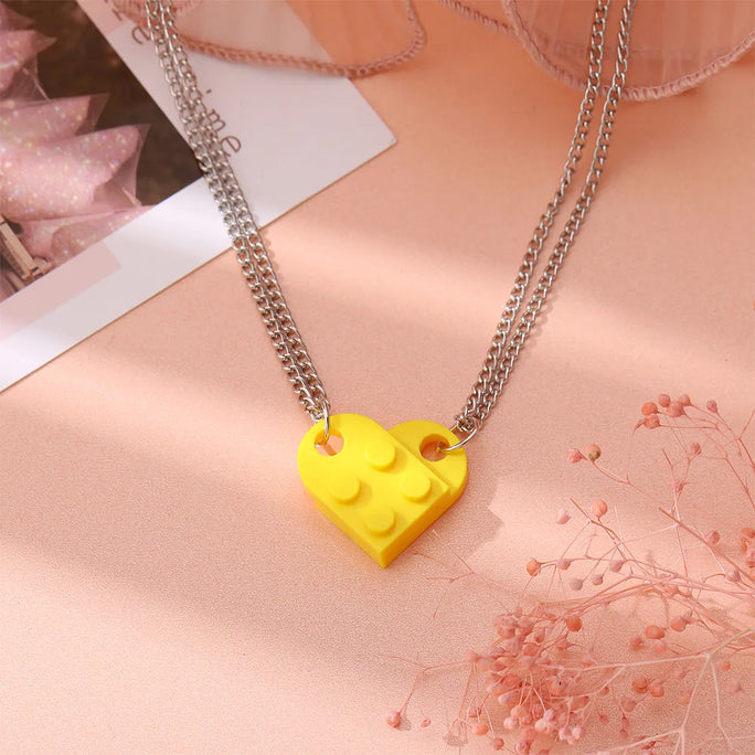 Heart Necklace -LEGO / BBF / Valentine's Day