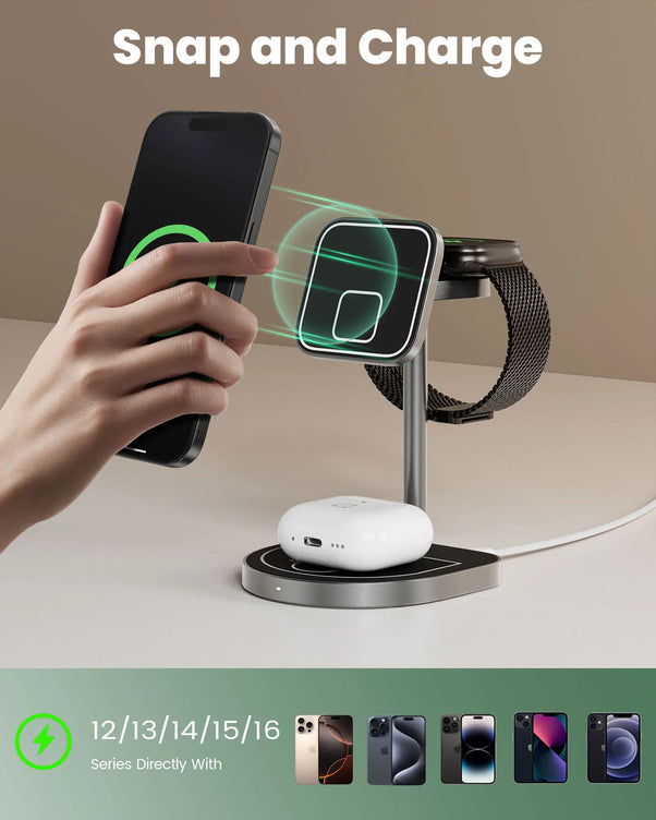 Magnetic Wireless Charging Stand - Basketball