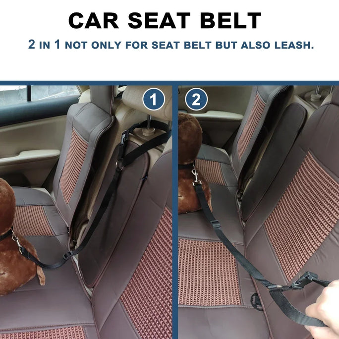 Two-in-one Pet Car Seat Belt