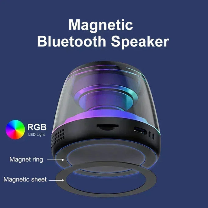 Mini Magnetic Bluetooth Speaker RGB