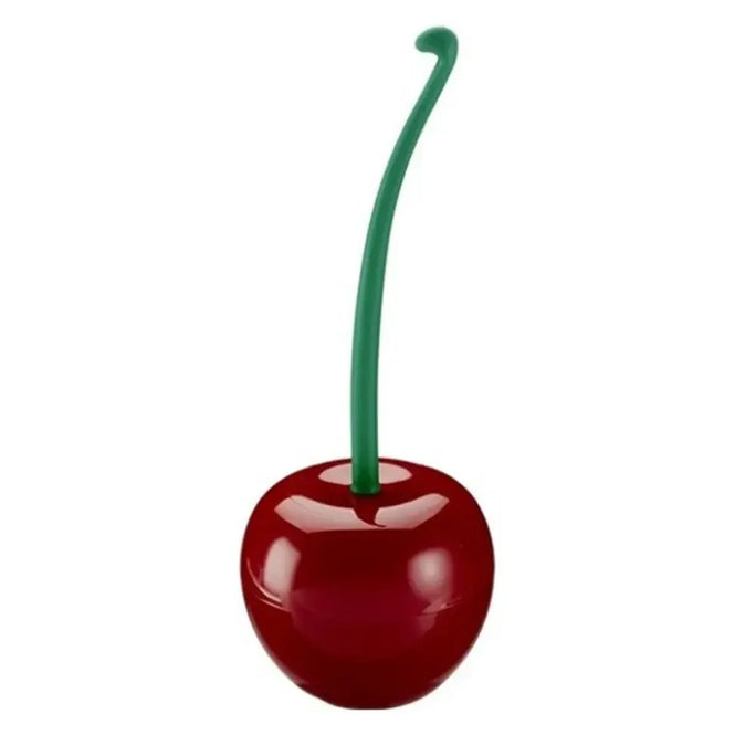 Red Toilet Brush Lovely Cherry Shape