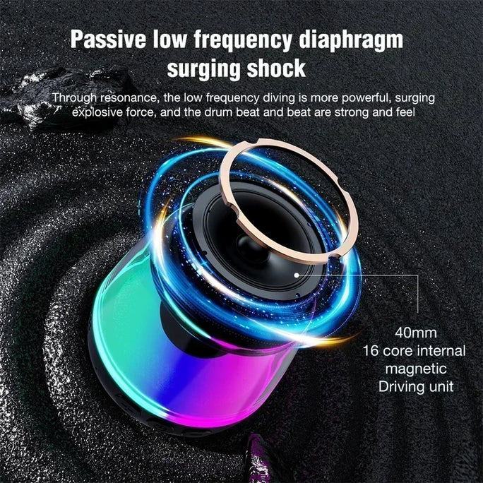 Mini Magnetic Bluetooth Speaker RGB