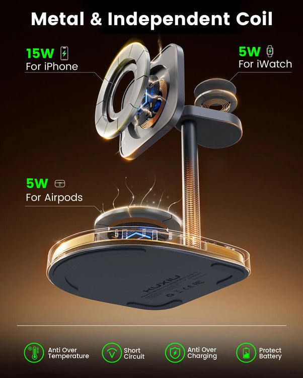 Magnetic Wireless Charging Stand - Basketball