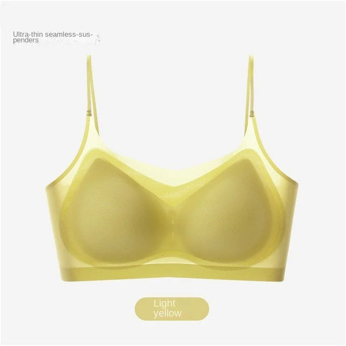 Ultra-Thin Breathable Ice Silk Top Bra Women's Seamless