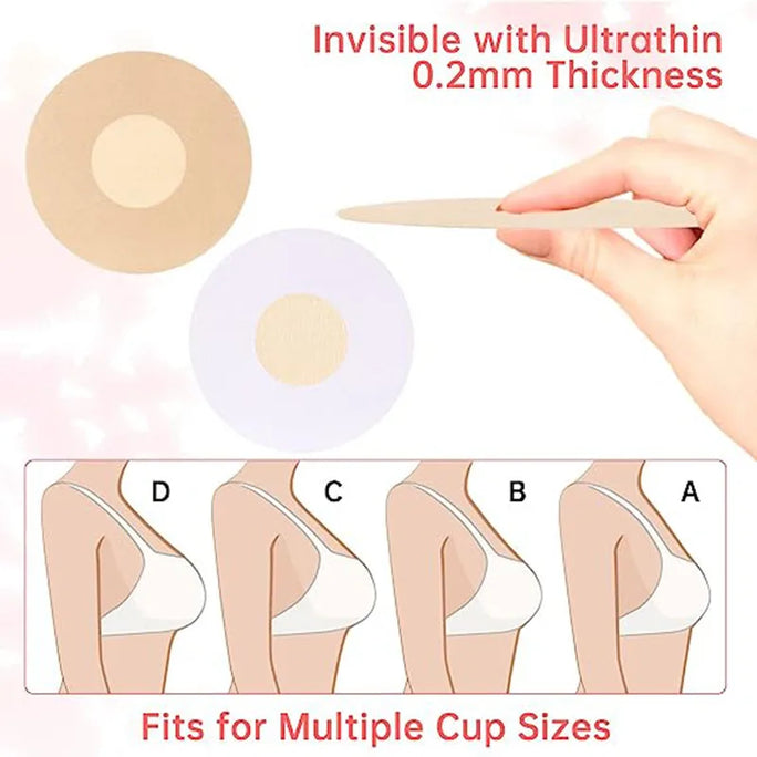 100Pcs Nipple Sticker Disposable Invisible