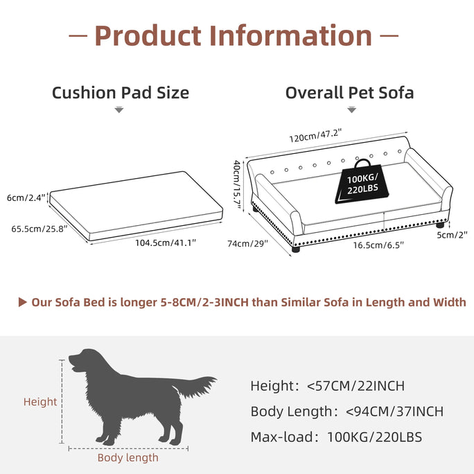 Elevated Dog Bed Sofa